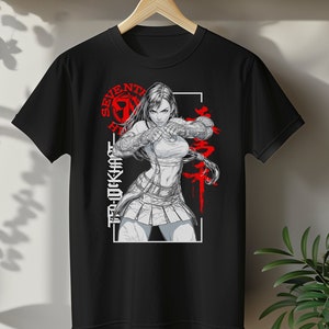 FINAL FANTASY 7 Tifa Lockhart Anime T Shirt Tifa Shirt Gifts for Gamers Stylish Japanese Shirt Final Fantasy Tifa Cloud Strife Sephiroth