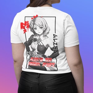 TEKKEN Alisa Bosconovitch Anime T Shirt Unisex Tekken Tshirt Gaming Streetwear Graphic Tees Regali per i giocatori Elegante maglietta anime giapponese