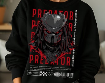 PREDATOR Horror Movie Unisex Heavy Blend Crewneck Premium Sweatshirt Limited Edition Halloween Sweaters Streetwear Gifts for Nerds