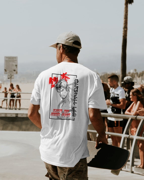 TEKKEN Marshall Law Anime T Shirt | Men's Tekken Game Tee | Gaming