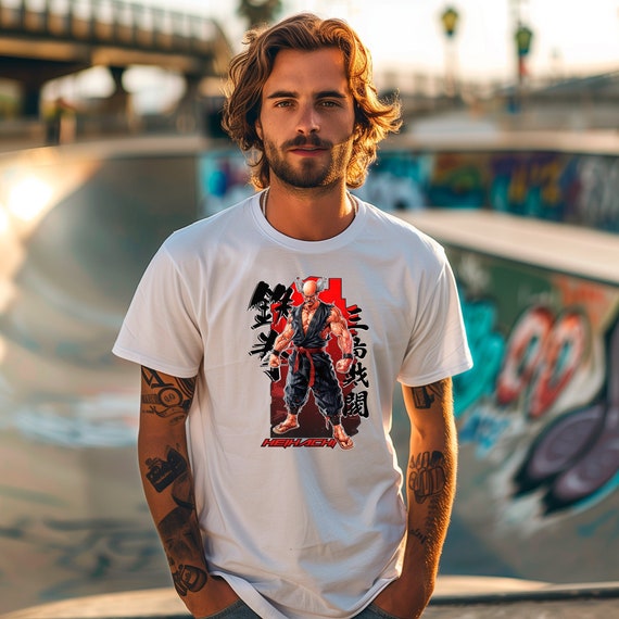 T-shirt Tekken X Street Fighter – Édition Rare – Comme Neuf