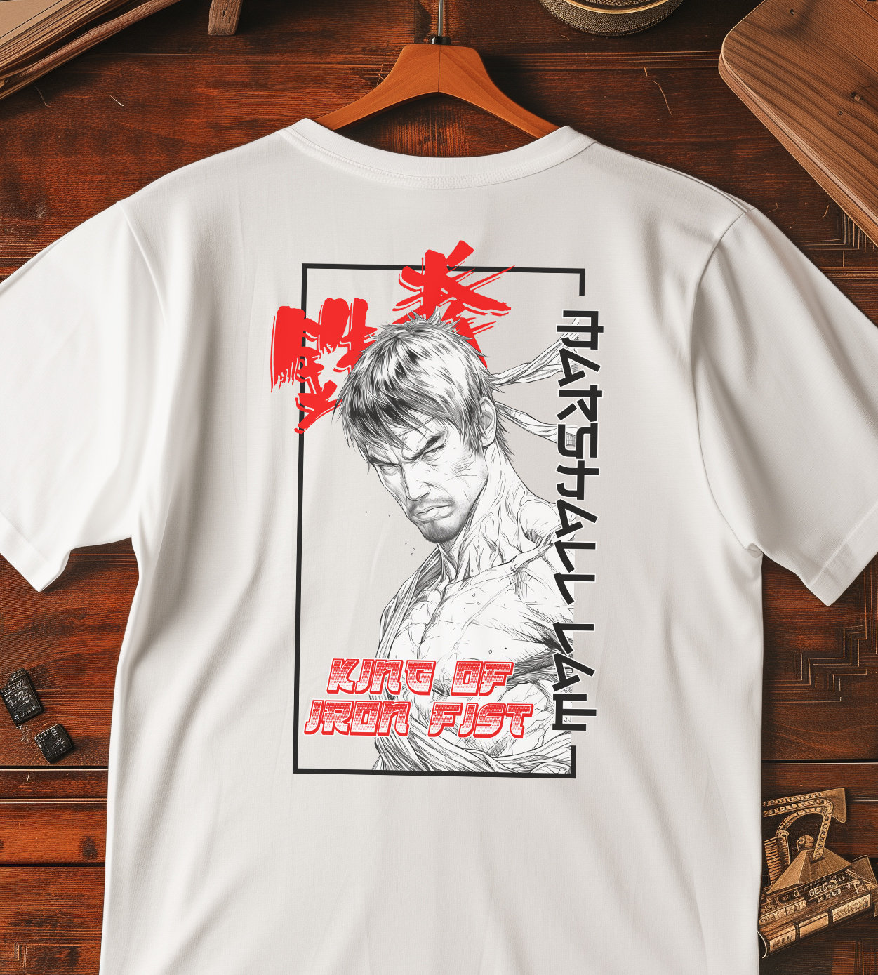 TEKKEN Marshall Law Anime T Shirt | Men's Tekken Game Tee | Gaming