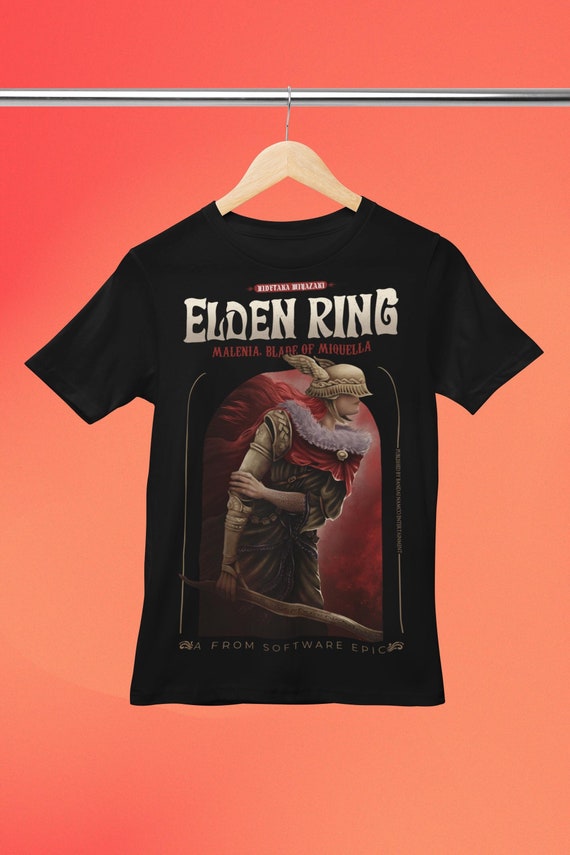 Elden Ring Malenia T Shirt Heavy Cotton Unisex Tee Gaming