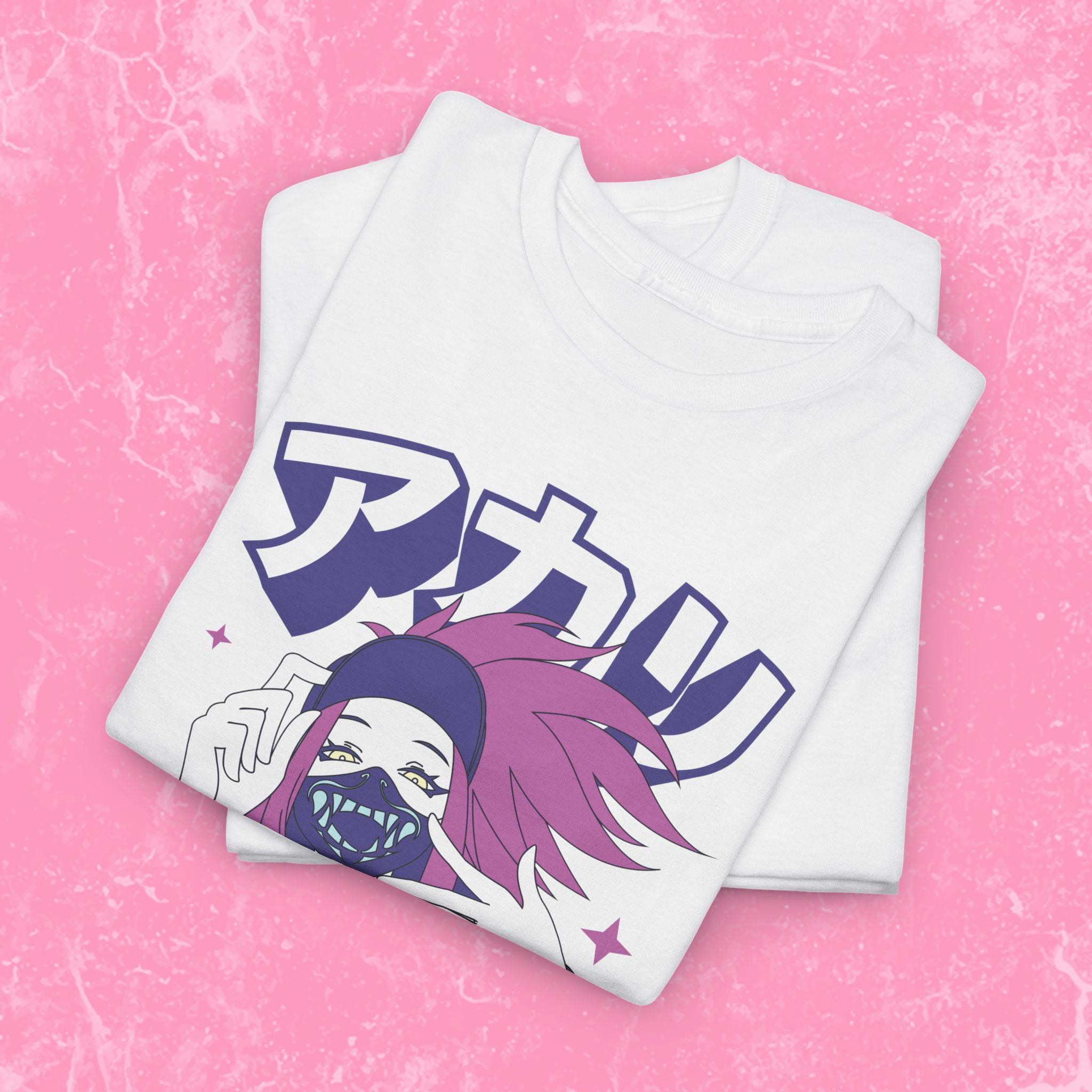 リーグ・オブ・レジェンド K/DA アカリ LOL かわいい T シャツ