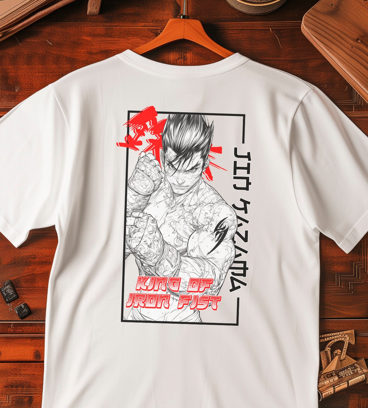 TEKKEN Jin Kazama Anime T Shirt | Men's Tekken Game Tee