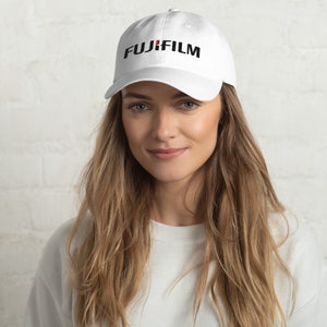 Fujifilm Embroidered Dad Hat 80's Nostalgia Vintage Retro Vaporwave Cap Classic Photographer Gifts For Men