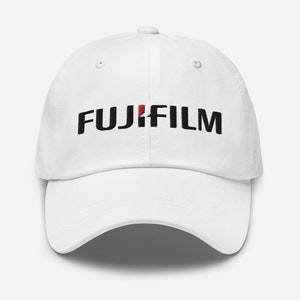 Fujifilm Embroidered Dad Hat 80's Nostalgia Vintage Retro Vaporwave Cap Classic Photographer Gifts For Men