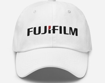 Fujifilm Embroidered Dad Hat 80's Nostalgia Vintage Retro