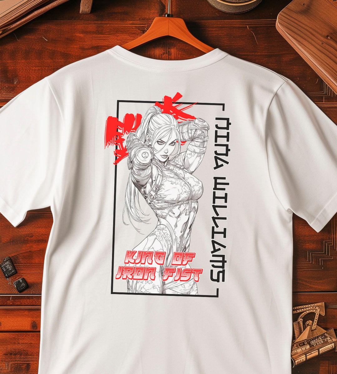 TEKKEN Nina Williams Anime T Shirt | Men's Tekken King Game Tee