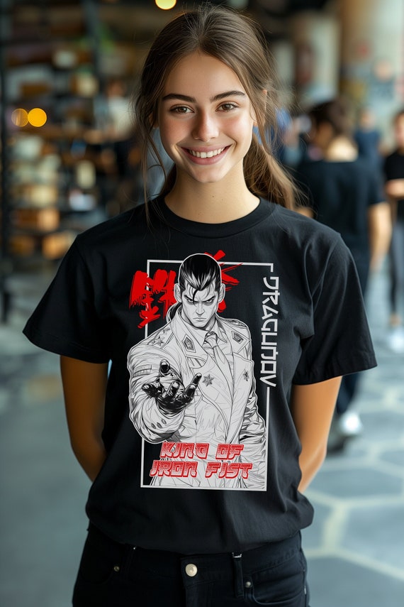 TEKKEN Dragunov Anime T Shirt Softstyle Unisex Tekken Gaming