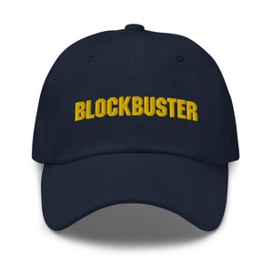 Cappello da papà ricamato Blockbuster Nostalgia anni '80 Cappellino Vaporwave vintage retrò Regali da gioco classici per uomo