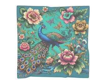 Poly Scarf, Peacock