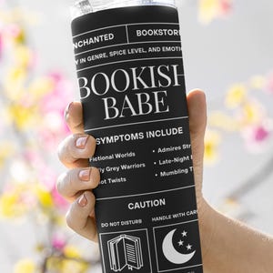Book Lover Cup - Bookish Inspired Gift - booktrovert tumbler - TBR Gift Idea - Reading Gift For Her