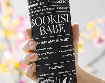 Book Lover Cup - Bookish Inspired Gift - booktrovert tumbler - TBR Gift Idea - Reading Gift For Her