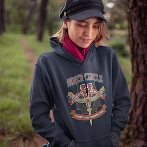 Romantasy Hoodie: Inner Circle Combat School Crest - Fantasy Booktok Gift