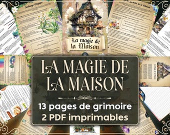 La Magie de la maison, Grimoire à imprimer