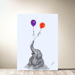 Cumpleaños de un bebé elefante - Por Guan