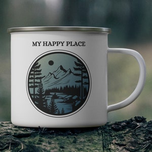 Fishing mug - Unbreakable Camping Mug - Perfect Gift for angler, fishing lovers, Outdoor Lovers, Campers and vanlife adventures - Angler mug