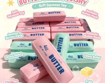 Crunchy Butter Squishy Cheese Sticks Toy