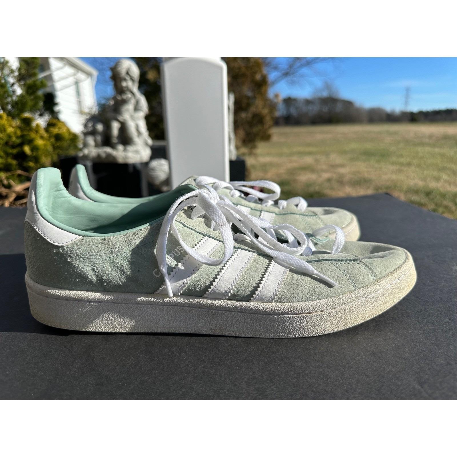 adidas gazelle silver green womens adidas Gazelle Shoes - Men's - Mineral Green / Off White / White main image 1