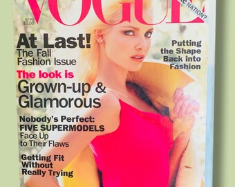 Vintage Vogue Magazine September 1994