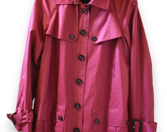 Burberry Spring Summer Rain Jacket Trench Coat Size 12