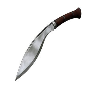 Hand-Forged 14-Inch Gurkha Kukri Knife: Rosewood Handle, Carbon Steel