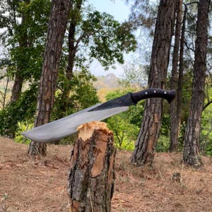 Hand Forge Carbon Steel Knife | Handmade Knife | 15 Inch Knife | Handmade Carbon Steel Knife | Hand-Forged Knife Free Shipping.