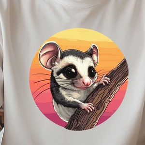 Cute Sugar Glider T-Shirt, Sugar Glider Shirt, Men&#39;s Sugar Glider Tee, Sugar Glider Lover Gift, Sugar Glider Boys Shirt, Cute Pet Shirt