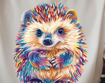 Niedliches Igel T-Shirt, Igel Shirt, Herren Igel T-Shirt, Igel Liebhaber Geschenk, Igel Jungen Shirt, süßes Tier T-Shirt, Igel Geschenke