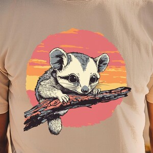 Cute Sugar Glider T-Shirt, Sugar Glider Shirt, Men&#39;s Sugar Glider Tee, Sugar Glider Lover Gift, Sugar Glider Boys Shirt, Cute Pet Shirt