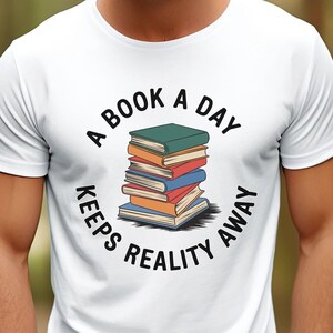 Reading T-Shirt, Reading Month T-Shirt, Men’s Reading Shirt, Funny Reading Shirt, Bookworm Gift, Book Lover Shirt, Bookworm Humor