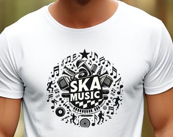 Rude Boy - Camiseta De Cuello Redondo Para Hombre, Color Blanco