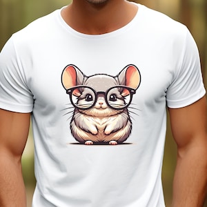 Funny Chinchilla T-Shirt for Men, Chinchilla Shirt, Cute Chinchilla, Chinchilla Dad, Chinchilla Parent, Chinchilla Owner, Chinchilla Tee