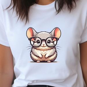 Funny Chinchilla T-Shirt for Women, Chinchilla Mom, Chinchilla Shirt, Cute Chinchilla, Chinchilla Parent, Chinchilla Owner, Chinchilla Tee