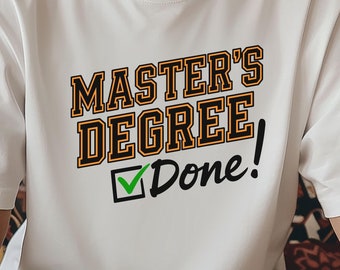Master-Abschluss-Shirt, Master-Abschluss, Master-Abonnent, Abschluss-T-Shirt, Grad-Life-Shirt, Master-Abschluss
