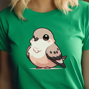 Mourning Dove T-Shirt for Women, Dove Graphic Tee, Mourning Dove Shirt, Peaceful Bird, Birdwatching Gift, Mourning Dove Apparel, Dove Tee