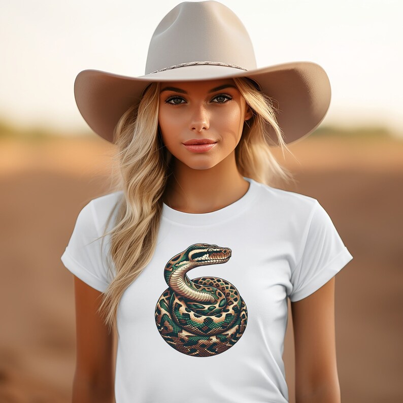 Python-T-shirt voor vrouwen, geweldige python, python-T-shirt, shirt balpython, cool slangenshirt, moeder balpython, python-eigenaar, Snake Love-T-shirt afbeelding 1