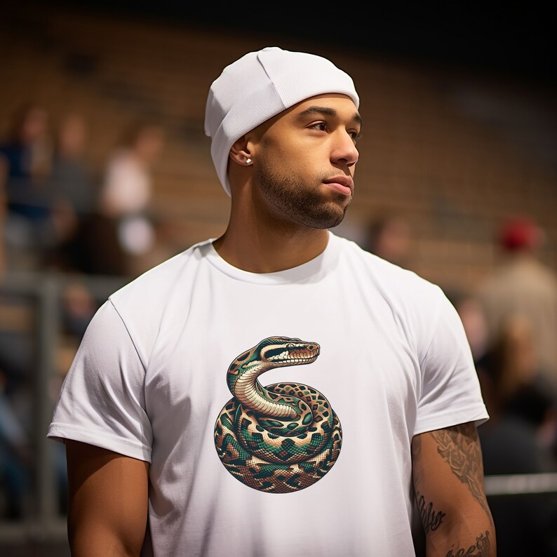 男性用パイソン T シャツ、素晴らしいパイソン、パイソン T シャツ、ボール パイソン シャツ、クールなヘビ シャツ、ボール パイソンのお父さん、パイソンの飼い主、ヘビ好きの T シャツ 画像 5