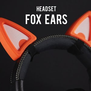 Cute Fox Ears for Headphones | Cute Fox Ears for Headbands | Cute Fox Ears for Cosplay