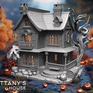 Brittany&#39;s House | Iridium Places II Collection | 28mm multi-level interior playable tabletop terrain