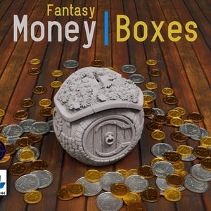 Fantasy Money Boxes | 3D Printed | Piggy Bank