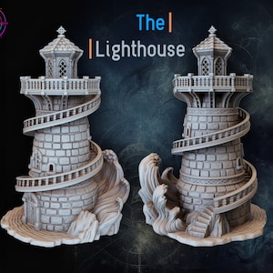 The Lighthouse | 5 Playable Floors | 28mm | 32 mm | Wargaming & Tabletop RPG | Detailed Interiors