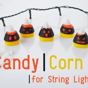 Cute Candy Corn for String Fairy Lights | Halloween Lights | String Light Covers