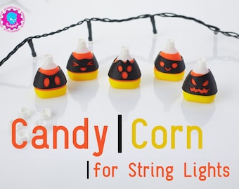 Cute Candy Corn for String Fairy Lights | Halloween Lights | String Light Covers