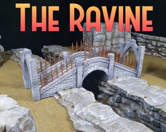 The Ravine | 28mm and 32mm | Ravines, Mesas, and Cliffs for Tabletop Gaming