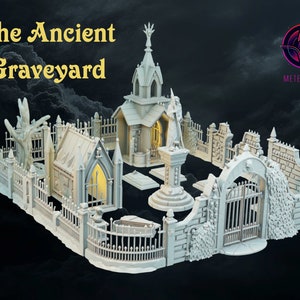 The Ancient Graveyard | Tabletop Terrain | DND | 28mm Terrain