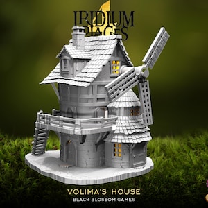 Volima&#39;s House | Iridium Places 4 Collection | 28mm multi-level interior playable tabletop terrain