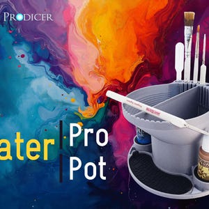 Water Pro Pot | ProDicer | Paint Station | Miniature Painting