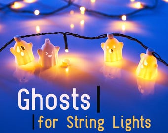 Cute Ghosts for String or Fairy Lights | Halloween Lights | String Lights